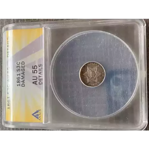 Silver Three Cent Pieces Trimes-1851-1873 (3)