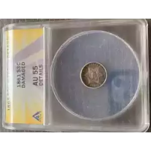 Silver Three Cent Pieces Trimes-1851-1873 (3)