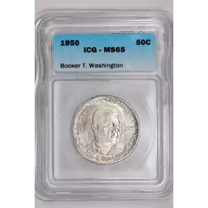 Classic Commemorative Silver--- Booker T. Washington Memorial 1946-1951-Silver- 0.5 Dollar
