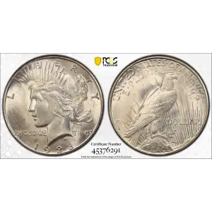 1928-S PEACE DOLLAR PCGS MS63 (2)