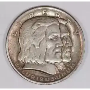 Classic Commemorative Silver--- Long Island Tercentenary 1936 -Silver- 0.5 Dollar