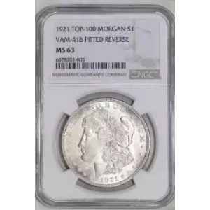 1921 TOP-100 VAM-41B PITTED REVERSE 