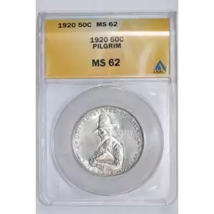 Classic Commemorative Silver--- Pilgrim Tercentenary 1920-1921-Silver- 0.5 Dollar