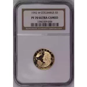 1992 COLUMBUS QUINCENTENARY ULTRA CAMEO (2)