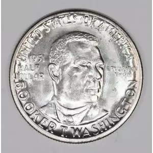 Classic Commemorative Silver--- Booker T. Washington Memorial 1946-1951-Silver- 0.5 Dollar