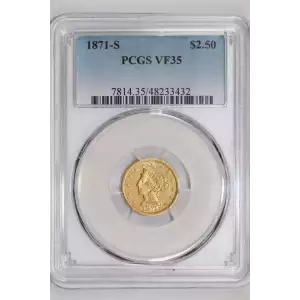 1871-S $2.50