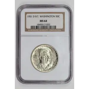 1951 BOOKER T. WASHINGTON (2)