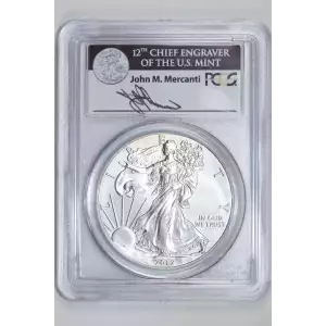 2012-W $1 Burnished Silver Eagle First Strike (2)