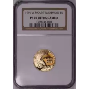 1991 MOUNT RUSHMORE ULTRA CAMEO