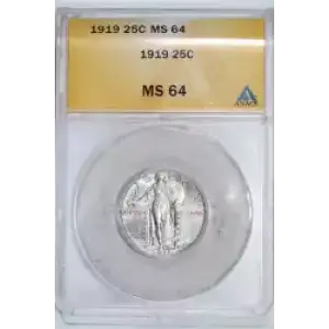 Quarter Dollars---Standing Liberty