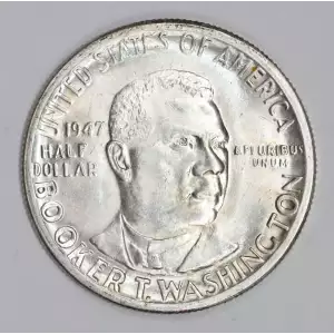 Classic Commemorative Silver--- Booker T. Washington Memorial 1946-1951-Silver- 0.5 Dollar
