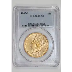 1863-S $20