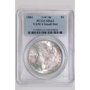 1884 $1 VAM 4 Small Dot TOP 100 (2)
