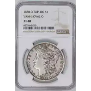 1888 O VAM-6 OVAL O 
