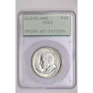 1936 50C Cleveland