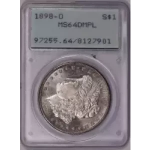 1898-O $1, DMPL
