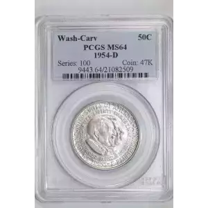 1954-D 50C Washington-Carver