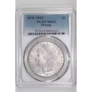 1878 7/8TF $1 Strong