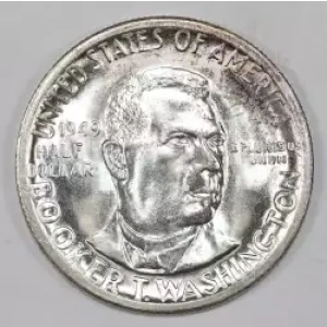 Classic Commemorative Silver--- Booker T. Washington Memorial 1946-1951-Silver- 0.5 Dollar (2)