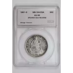 Half Dollars---Liberty Seated 1839-1891 -Silver- 0.5 Dollar