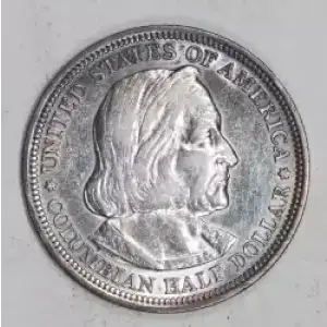 Classic Commemorative Silver--- World's Columbian Exposition Half Dollar 1892 - 1893 -Silver- 0.5 Dollar