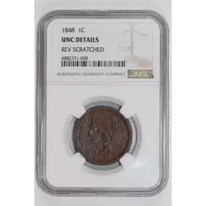 Large Cents - Braided Hair Cent (1839-1857)