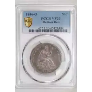 1846-O 50C Medium Date