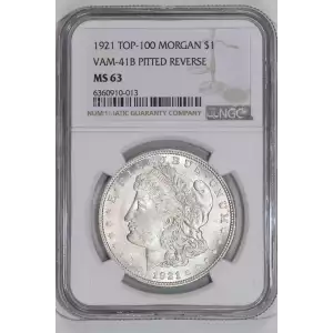 1921 TOP-100 VAM-41B PITTED REVERSE 