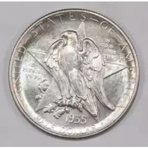 Classic Commemorative Silver--- Texas Independence Centennial 1934-1938-Silver- 0.5 Dollar