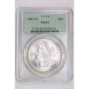 1887-O MORGAN DOLLAR PCGS MS62 OGH - VERY PQ!