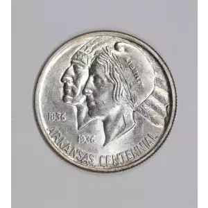 Classic Commemorative Silver--- Arkansas Centennial 1935-1939-Silver- 0.5 Dollar