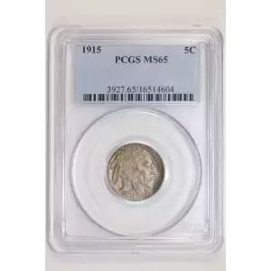 1915 BUFFALO NICKEL PCGS MS65 (2)