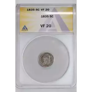 Half Dimes---Capped Bust 1829-1837 -Silver- 0.5 Dime