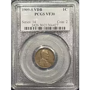 1909-S VDB 1C, BN (2)