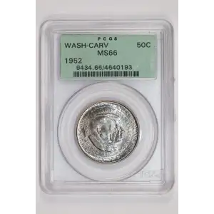 1952 50C Washington-Carver