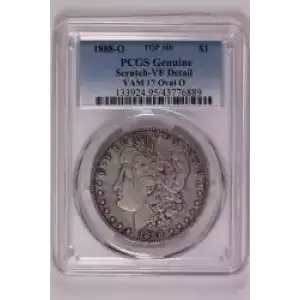 1888-O $1 VAM 17 Oval O