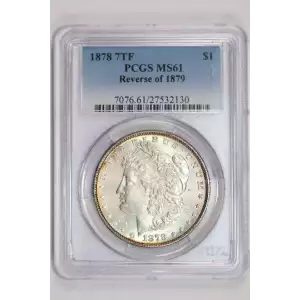 1878 7TF $1 Reverse of 1879 (2)