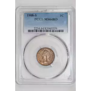 1908-S 1C, RD