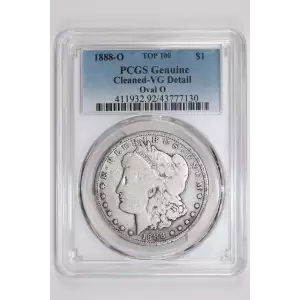 1888-O $1 Oval O TOP 100