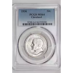 1936 50C Cleveland