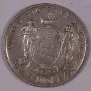 Classic Commemorative Silver--- Maine Centennial 1920-Silver- 0.5 Dollar