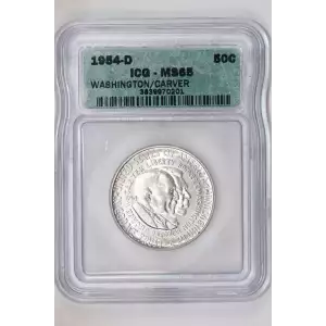 Classic Commemorative Silver---Carver/Washington Commemorative 1951-1954-Silver- 0.5 Dollar