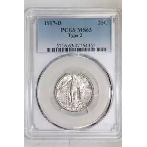 1917-D 25C Type 2