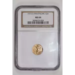 Classic Commemorative Gold--- Panama - Pacific Exposition 1915 -Gold- 1 Dollar