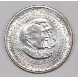 Classic Commemorative Silver---Carver/Washington Commemorative 1951-1954-Silver- 0.5 Dollar
