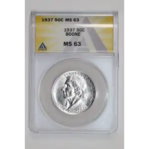 Classic Commemorative Silver--- Daniel Boone Bicentennial 1934-1938-Silver- 0.5 Dollar