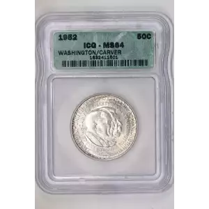 Classic Commemorative Silver---Carver/Washington Commemorative 1951-1954-Silver- 0.5 Dollar