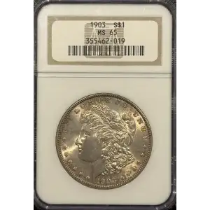 1903 MORGAN DOLLAR NGC MS65