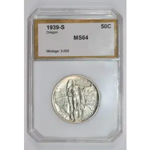 Classic Commemorative Silver Oregon Trail Memorial 1926 -1939 Silver -  0.5 Dollar