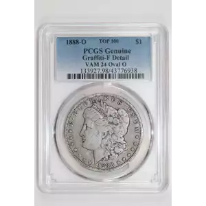 1888-O $1 VAM 24 Oval O TOP 100